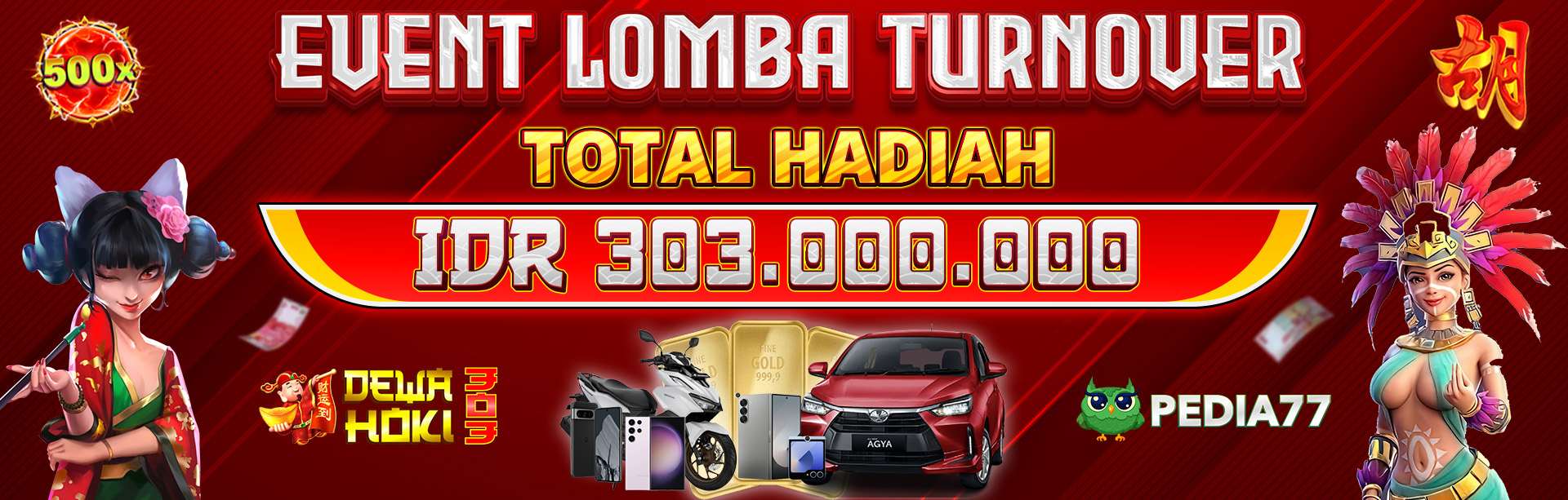 EVENT LOMA TURNOVER DEWAHOKI303 X PEDIA77